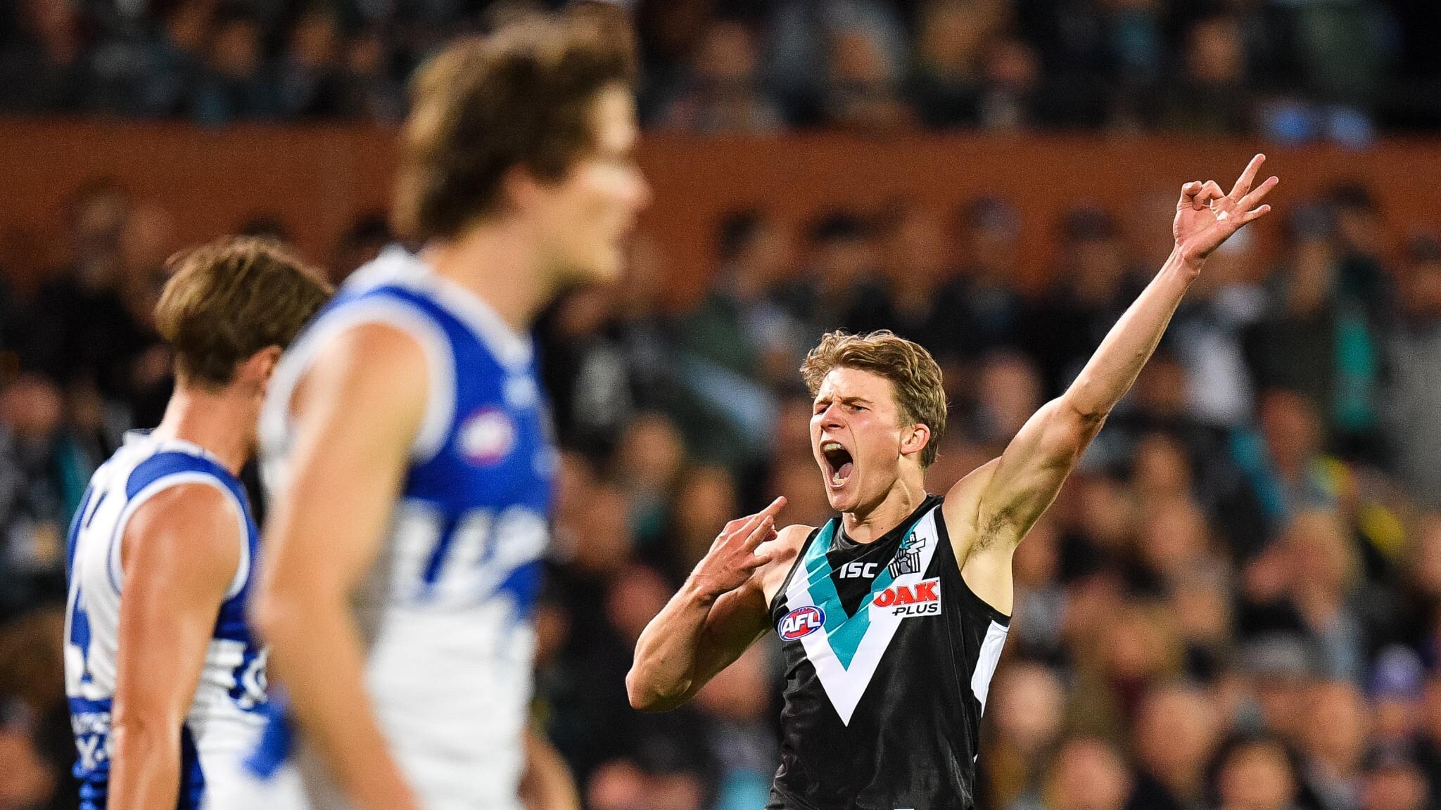 Xavier Duursma 13.8.jpg Xavier Duursma will be looking to shoot another arrow through North's season - AFL,North Melbourne Kangaroos,Port Adelaide Power